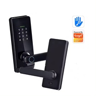 Room door handle intelligent fingerprint digital key automatic electronic lock