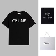🈶️現貨 Celine賽琳logo圓領T恤男女同款情侶裝