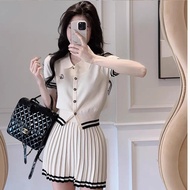 Setelan Avianda knitted 2pcs set import Three M S7682 terlaris import premium