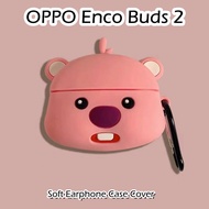 【High quality】For OPPO Enco Buds 2 Case Interesting Cartoon Soft Silicone Earphone Case Casing Cover NO.2