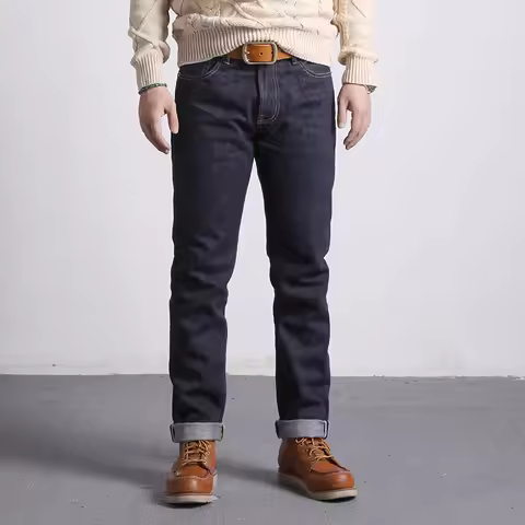 511XX-0009 RedTornado Raw Denim Jeans 16oz Heavy Weight Indigo Selvage One Washed Sanforized Zipper 
