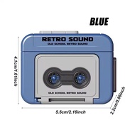 Gantungan Kunci Rekaman Kotak Musik Perekam Suara Mini Retro Keychain Pendant Tape Recorder Radio Pl