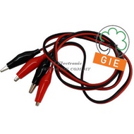 Crocodile Clip To Crocodile Clip 1 Pair 1Meter