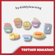 BPA-Free Baby Teether Toy 0-6 Months Silicone Baby Teether/ Sensory Motor Toy