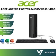 ACER ASPIRE AXC1785-14100W11S i3-14100 Intel UHD 8GB DDR5 512GB SSD W11 3Y OPI Desktop PC