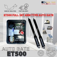 READY STOCK Eco Tecx ET-500 Full Set Auto gate System Heavy Duty- Swing/Folding Arm Type auto gate s