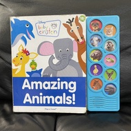 Preloved Buku Impor Anak Einstein Amazing Animals Sound Book