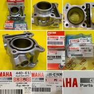 เสื้อสูบ mio125 nouvo sx เกรดA Mio125 (รุ่นคาร์บู)Nouvo sx + ลูกสูบแหวนแท้ห้าง std 44D-E1311-00 33S-