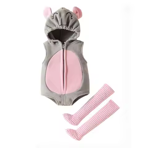 Umorden 2pcs/set Little Mouse Costume for Baby Infant Girls Halloween Costumes Cosplay 0-6M 6-9M 9-1