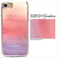 【Sara Garden】客製化 軟殼 蘋果 iPhone 6plus 6SPlus i6+ i6s+ 手機殼 保護套 全包邊 掛繩孔 水彩漸層藍粉