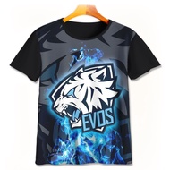 SAGA 3D Kids T-Shirts, E-Sport Team Evos V1 Kids Clothes, Distro Clothes - BandungSAGA