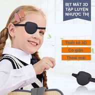 Closed blindfold for amblyopia training, 3D design with adjustable straps (1 piece)