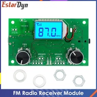 FM Radio Receiver Module Frequency Modulation Stereo Receiving PCB Circuit Board With Silencing LCD 