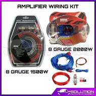 Car Kit Amplifier Amp Audio Sound Speaker Woofer Cable Wire + Power Line Suit 1500/2000watt