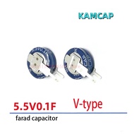 V-type 5.5V Super capacitor 0.1F 0.22F 0.33F 0.47F 1F 1.5F Button Farad capacitor
