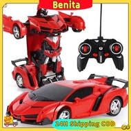Remote Control Transformation Car 1:18 Robot Model Deformation Truck RC Robot 2 in 1 RC Car
