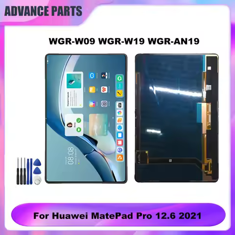 For Huawei MatePad Pro 12.6" 2021 WGR-W09 WGR-W19 WGR-AN19 LCD Display Touch Screen Digitizer Glass 