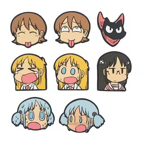 Nichijou - My Ordinary Life Anime Sakamoto Naganohara Mio Minakami Mai Shinonome Hakase Fridge Magne