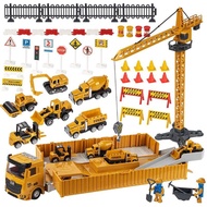 Construction Vehicle and Work Truck Set DIY Engineering Toy Cars Working Vehicles Construction Cars