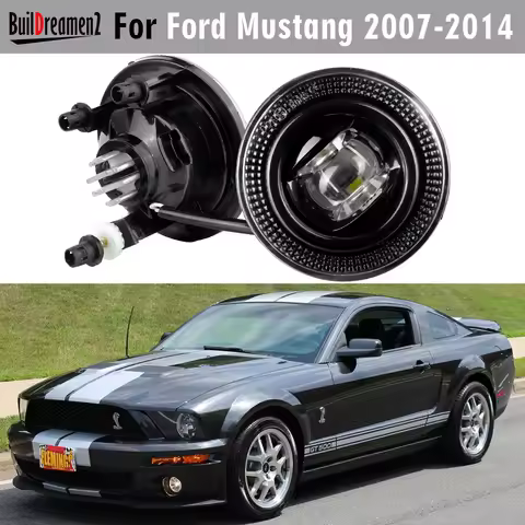 2 X Car Canbus LED Lens Fog Light Daylight White Yellow 30W 8000LM For Ford Mustang Bullitt, Shelby 