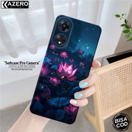 HP Case OPPO A78 5G Latest Fashion Case Flower Softcase OPPO A78 5G Silicone Pro Camera Casing OPPO 