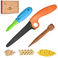 Cardboard Construction Tool Kit 163 Pieces-Educational Toys for at-Home Play + Classroom Learning | 