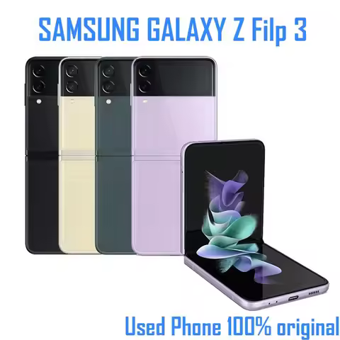 Samsung Galaxy Z Flip 3 5G 8GB RAM 128GB/256GB ROM F711U1/F711N/F711B 6.7" NFC Snapdragon Original U