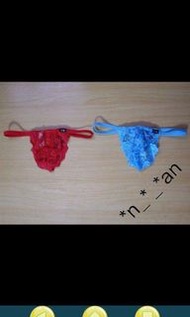 日本製造 TM限量版 超幼邊 透視里士花紋圖案 G-STRING 男裝內褲 GS-31