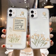 Line flower mobile phone case Vivo Y11 Y12 Y15 Y17 Y15S Y15A Y01 Y21T Y20S Y20 Y21 Y12A Y21S Y16 Y19 Y12S Y33T Y22 Y22S Y27 Y30 Y30i Y50 Y51 Y53S Y35 Y36 V20 V21 4G V23 V23E V25 V25E V27 PRO V27E T1 Y75 T1 PRO V29 5G Y17S