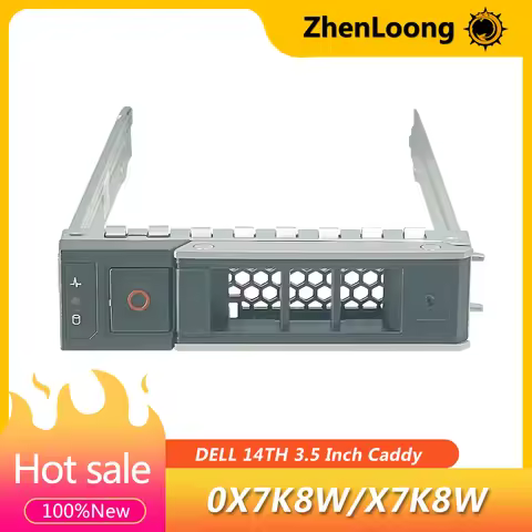 ZhenLoong X7K8W SAS/SATA 3.5" LFF Hard Drive Tray Caddy Bracket for Dell Gen14 14G R540 R640 R740 R7