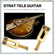 [h5bl3j6wj.ph] Rectangle Guitar Bridge Saddles for      Electric Guitar Replacement, Gold(Pack of 6)