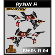 STRIPING STICKER BYSON FI STICKER BYSON FI NEW STICKER LIS LIST BYSON FI CODE 04