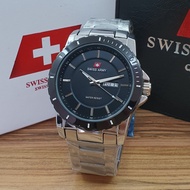 Jam Tangan Pria Swiss Army Automatic Date-100% Original-Jam Tangan Swiss Army Original Asli Fitur Ta