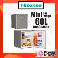 🥗Hisense Mini Bar Fridge RR60D4AGN 60L ( Refrigerator / Peti Sejuk / Refrigerator . Refrigerator ) ESAA