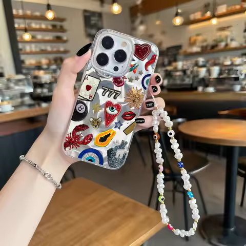 Abstraction Evil Eye Chain Case For Infinix Smart 10 Plus 9 8 7 Hot 50i 40i 30i 50 Pro Plus 40 Pro C