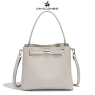 David Jones Lady Handbag Women Shoulder Bag Pu Leather Female 2023