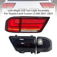 ชุดไฟท้าย LED ซ้าย + ขวาสำหรับ Toyota Land Cruiser LC300 2021-2023