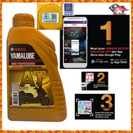 Yamalube AT SEMI SYNTHETIC SCOOTER 10W40 0.8L 🔥Original 100% 🔥 (100% QR CODE SCAN ) MINYAK HITAM QR 