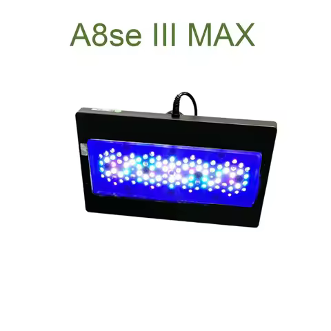 A8se A8PRO III BLUE 240W Marine LED Reef Aquarium Light 8 Channels Dimmer Timer Programmable Full Sp