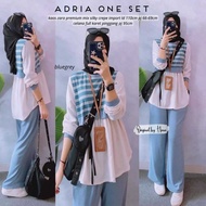 SETELAN WANITA RAJUT JUMBO ADRIA ONE SET ZARA PREMIUM