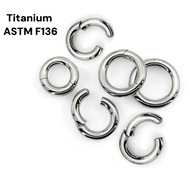 F136 Titanium Prince Albert Piercing Jewellery 1 piece