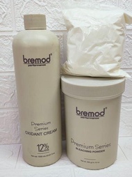 1 set Bremod Premium Oxidant 1000mL + Bremod Premium Bleaching Powder 400g