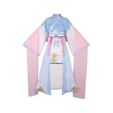 Game Blue Archive Takanashi Hoshino Cosplay Costume Blue Hanfu Dress Shawl Suit Halloween Party Role