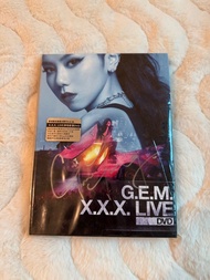 有簽名 GEM 紅館演唱會 XXX live DVD 已絕版