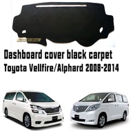 Toyota Vellfire/Alphard 2008-2014 Dashboard cover black carpet