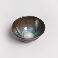 明芽窯 l 柴燒湛藍深海天目碗 H3