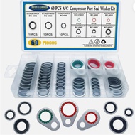 Car air conditioner compressor gasket set (cold block), expansion valve gasket, pipe head gasket, co