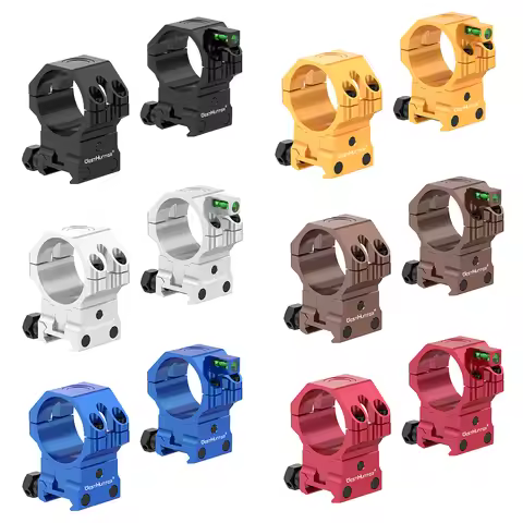 WestHunter Adjustable Scope Rings 34mm 30mm 1 inch Elevation Height Correction Picatinny Mounts Bubb