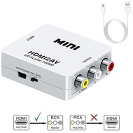 HDMI To RCA HDMI TO AV Adapter HD Video Converter Box 1080P Support NTSC PAL for TV BOX/Old TV