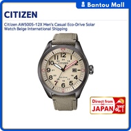 Citizen AW5005-12X Men's Casual Eco-Drive Solar Watch Beige International ShippingDirect from JAPAN
